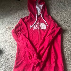 The North Face White and Red Women's Apparel